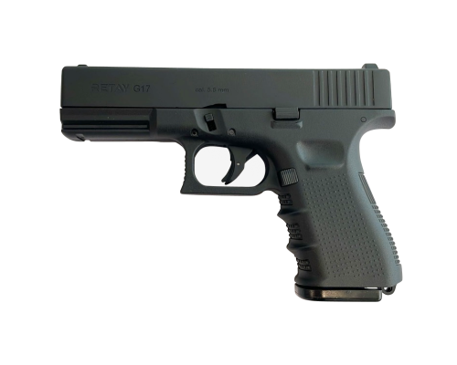 Сигнальный пистолет Retay G17 Glock, кал. 5,5 мм под 10ТК, черный